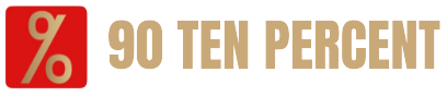 90 Ten Percent logo